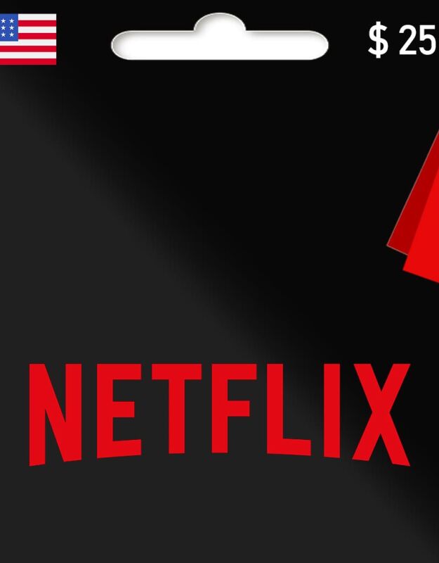 Netflix Gift Cards - US $25