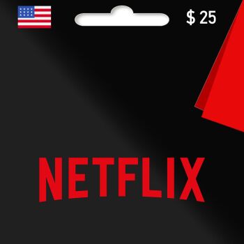 Netflix Gift Cards - US $25