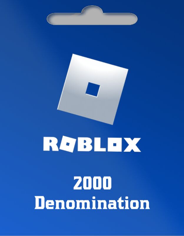 Roblox Gift Card - 2000 Robux