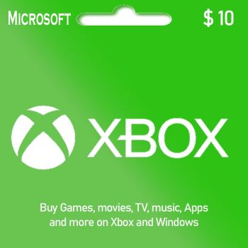 Xbox Gift Card Code - US $10