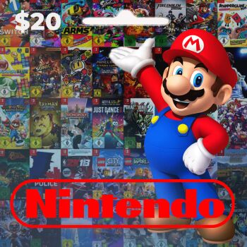 Nintendo eShop Gift Card USD $20