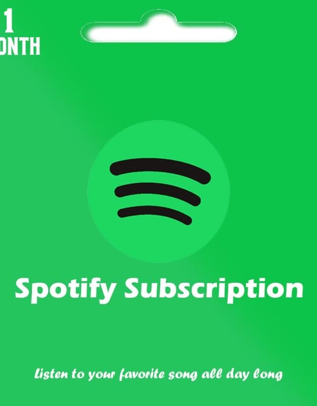 Spotify Gift Card 1 Month