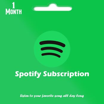 Spotify Gift Card 1 Month