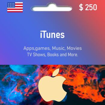 Itunes Card USD $250