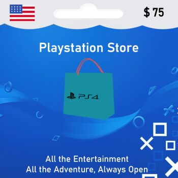 Playstation Card USD $75