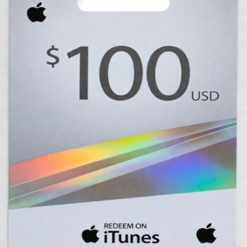 Apple iTunes Gift Cards - USD $100