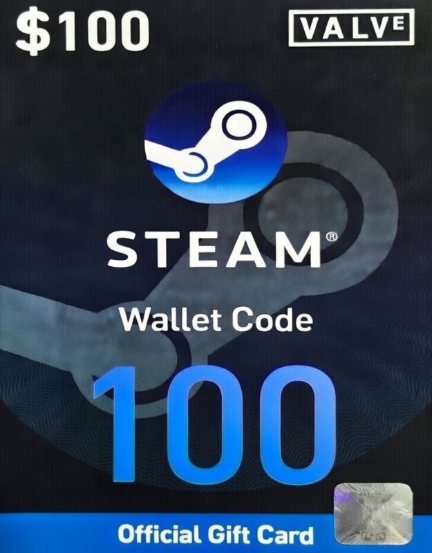Steam Wallet Code - US $100