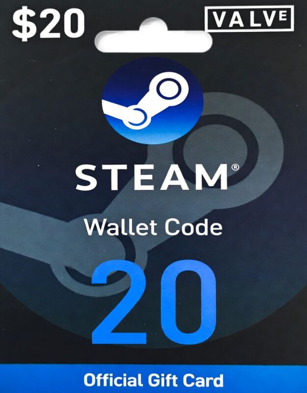 Steam Wallet Code - US $20