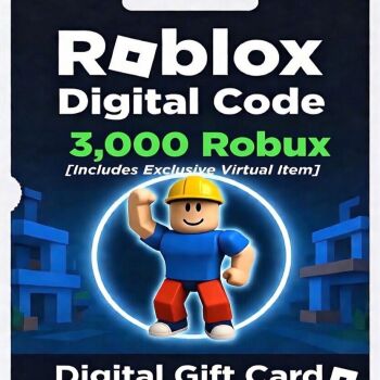 Roblox Digital Gift Card - 3,000 Robux [Includes Exclusive Virtual Item] [Digital Code]