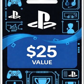 Playstation Card $ 25 USD