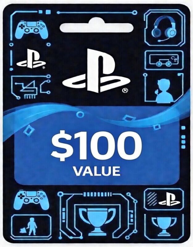 Playstation Card USD $100
