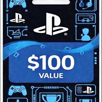 Playstation Card USD $100
