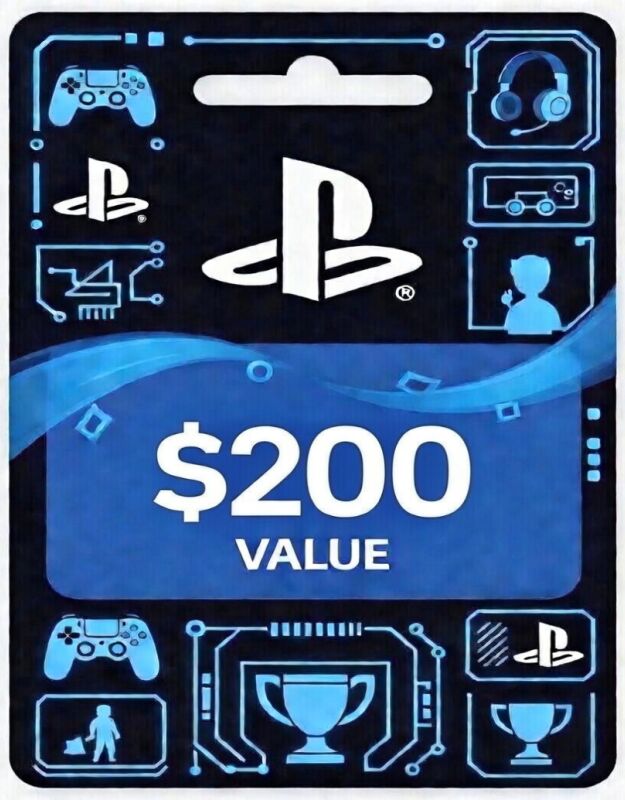 Playstation Card USD $200