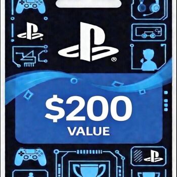 Playstation Card USD $200