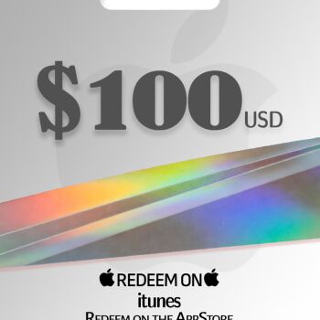 Apple iTunes Gift Cards - USD $100
