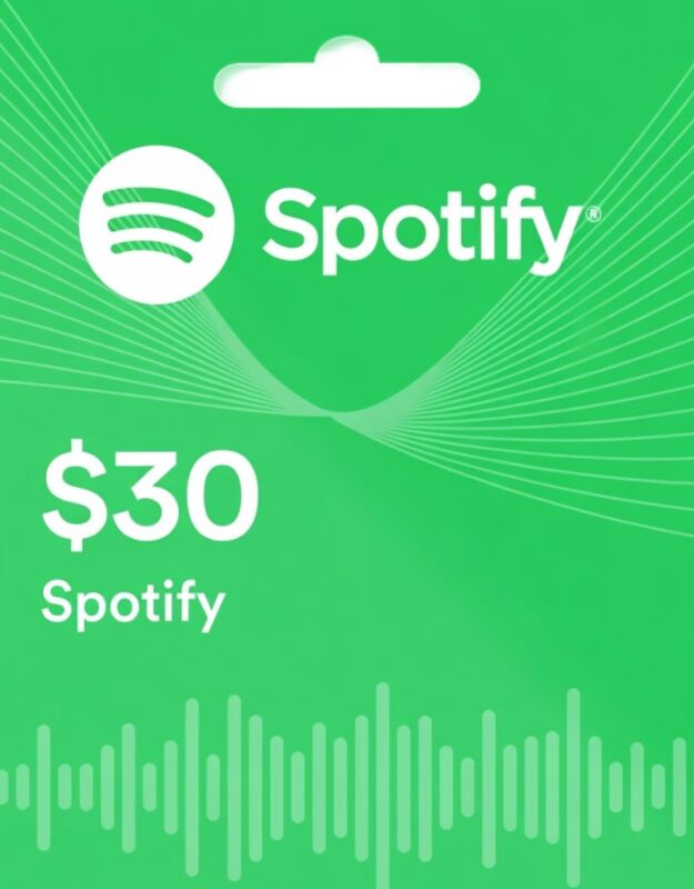 Spotify $30 eGift Card