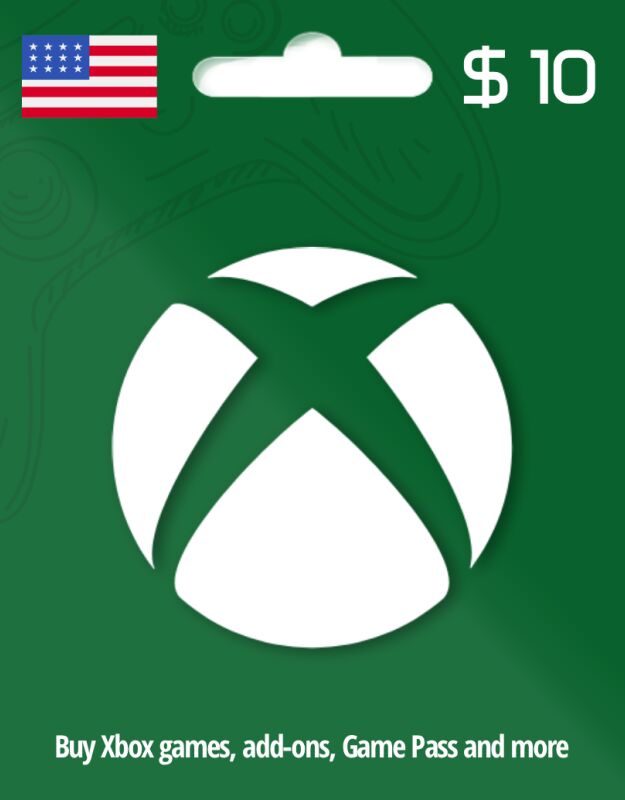 Xbox Gift Card Code - US $10