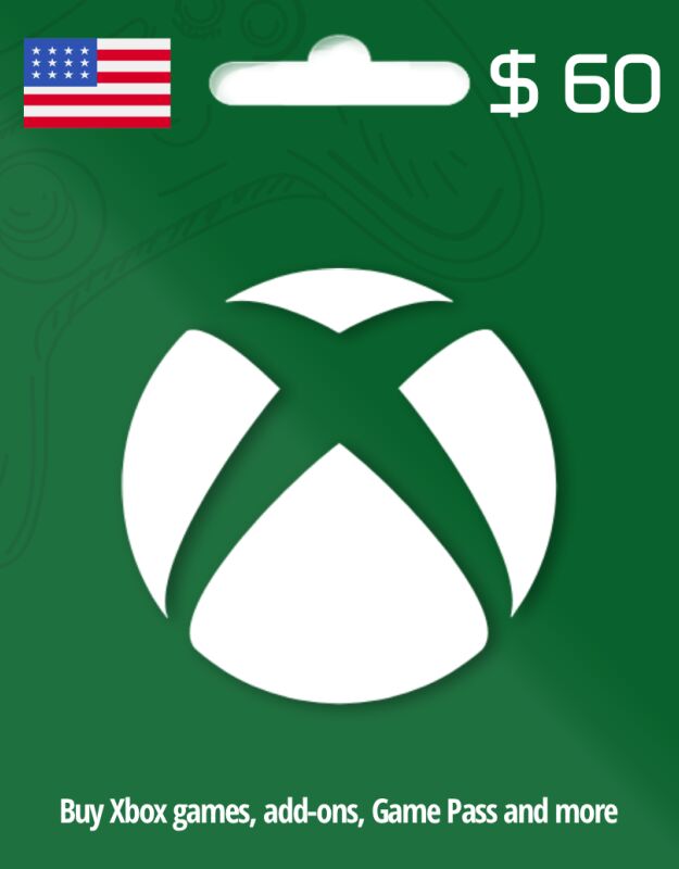 Xbox Gift Card Code - US $60