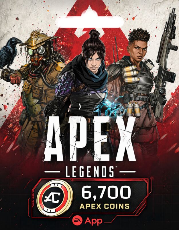 Apex Legends - 6,700 Apex Coins EA App - Origin PC [Online Game Code]